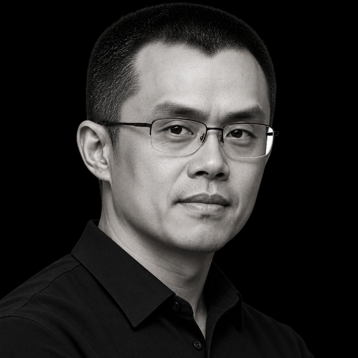 Black and white portrait